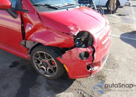 2013 Fiat 500 Sport from USA, damaged, VIN 3C3CFFBR7DT738868